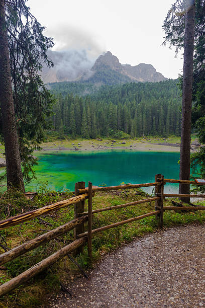 istock Karersee during a rainy day 515234820