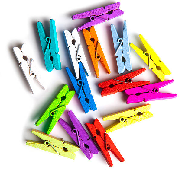 istock Wooden Clothes Pins 515238400