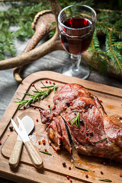 istock Freshly roasted venison with rosemary and pepper 515246195