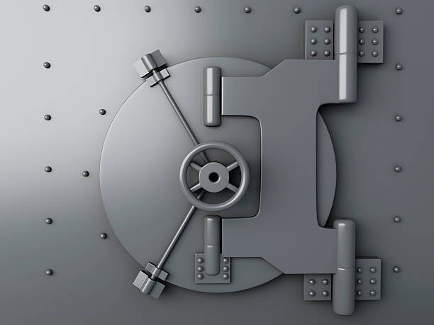 istock Bank vault closed. Bank Safe, security concept 515246255