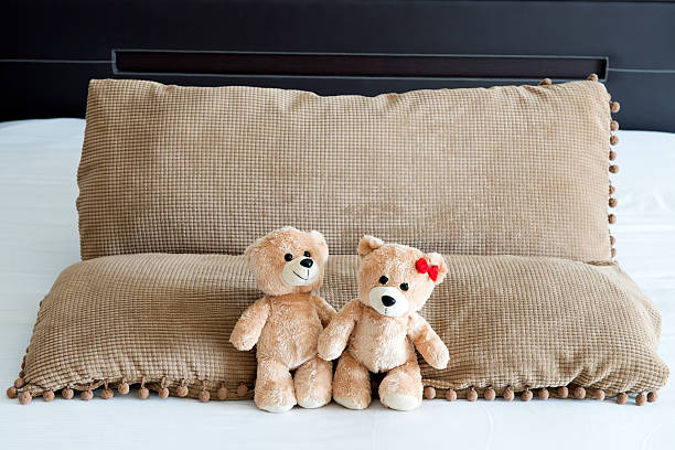 Teddy bears stock photo