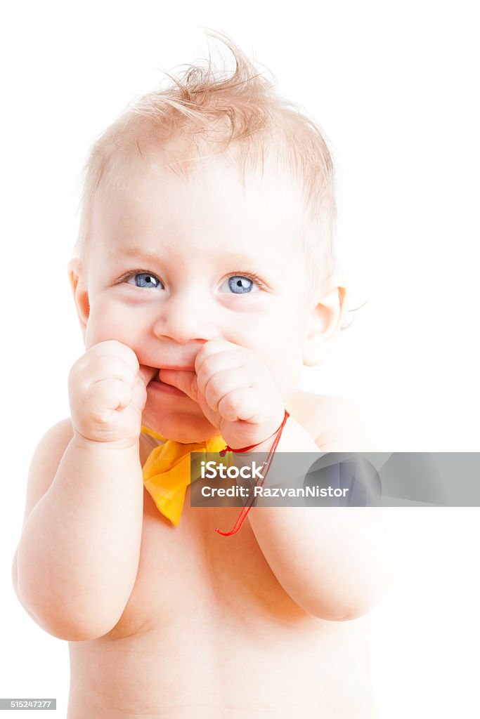 Cute baby 0-11 Months Stock Photo