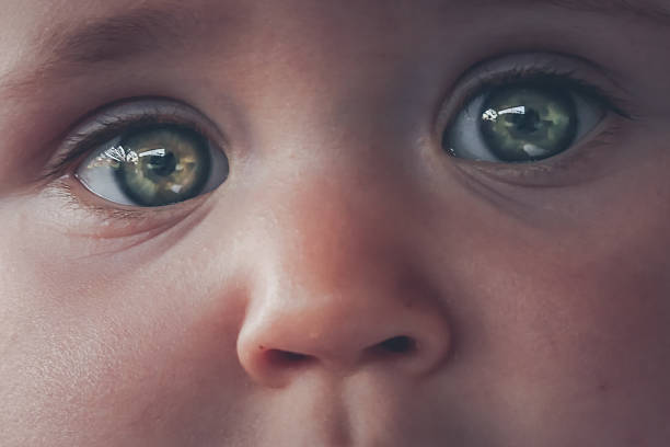 istock Baby girl eyes close up 515265036
