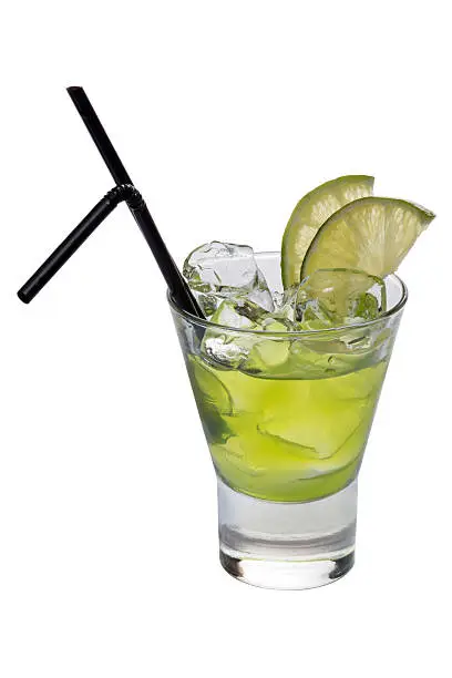 Longdrink "Melon Lemonade": Whiskey, Midori liqueur, Lemon juice, Sprite.