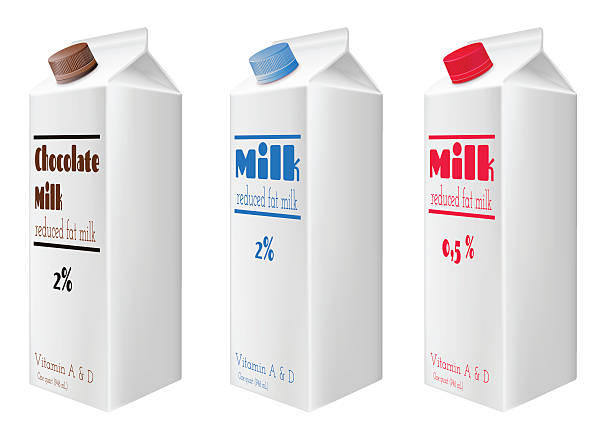istock Milk cartons with screw cap. Reduced fat milk. Chocolate milk. 515266064