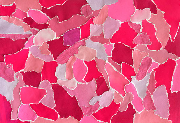 istock color pink creative mood board collage sheet of teared magazines 515270880