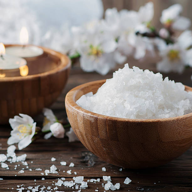 istock SPA treatment with salt, almond and candles 515272236