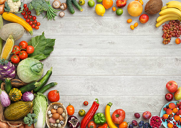 istock Healthy food background. 515273512