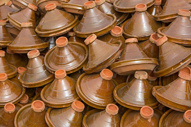 istock Brown Tajines at the market, Morocco 515273885