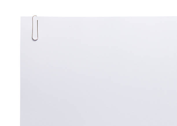 istock paperclip on white paper 515274348