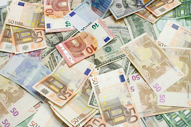 istock American dollars and euro 515274786