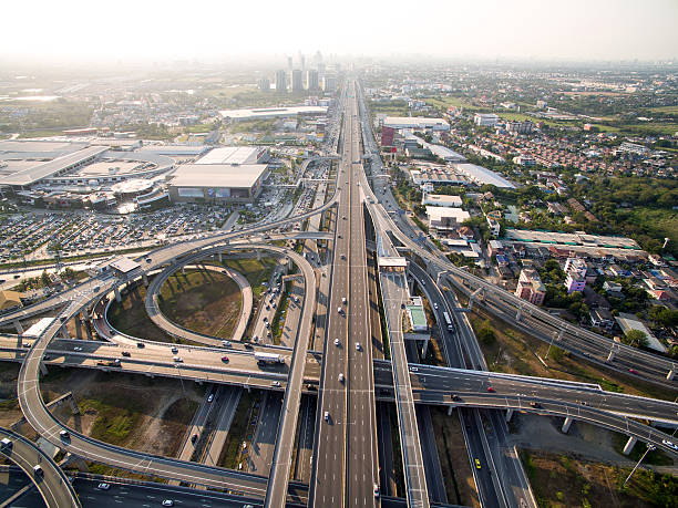 istock Aerial View Above The Expressway and Ring Road 515276342
