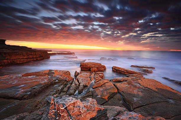 Tamarama Beach at sunset, Sydney Australia