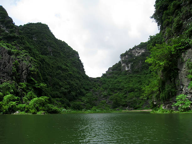 istock Landscape with moutain and river, Trang An, Ninh Binh, Vietnam 515276637