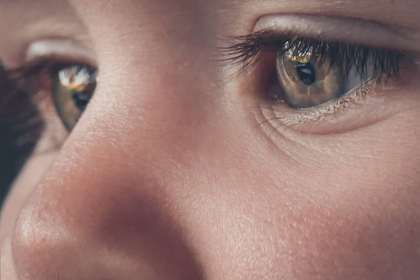 istock Baby girl eyes close up 515276652