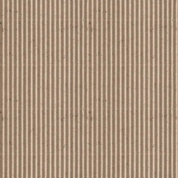 Seamless corrugated cardboard photo texture. Stylish background for your design
