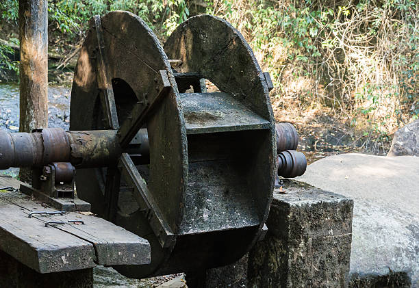 istock Old wooden turbine 515277140