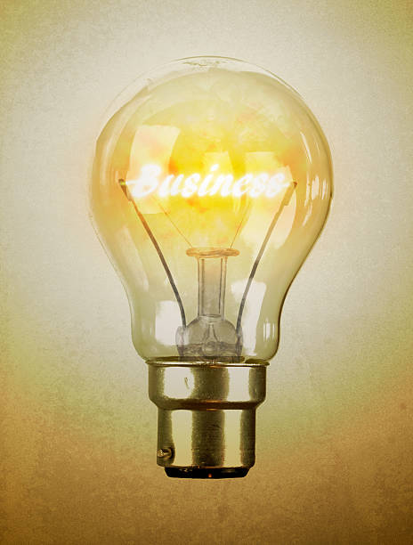 istock Lightbulb with the word business 515278426