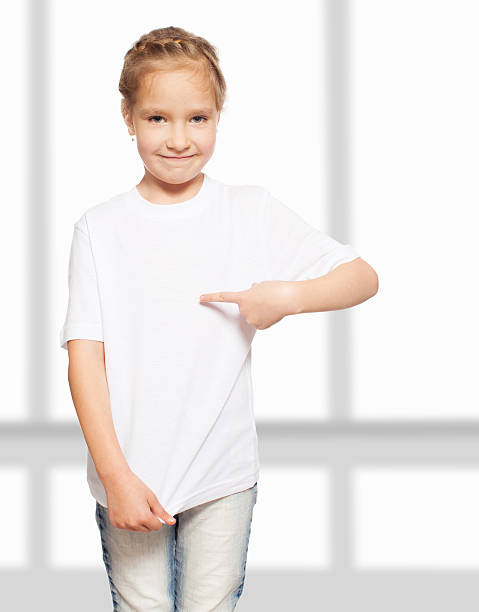 istock Child in white t-shirt 515278475