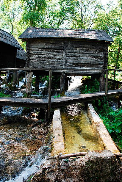 istock Mini Watermills on Pliva Lake 515306551