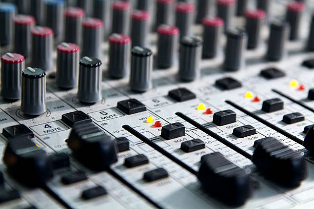 istock Mixer to adjust the sound and recording 515306568