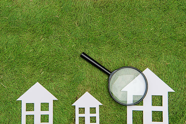 istock Green building house Development, Environmental Conservation, Magnifier Scrutiny 515307068