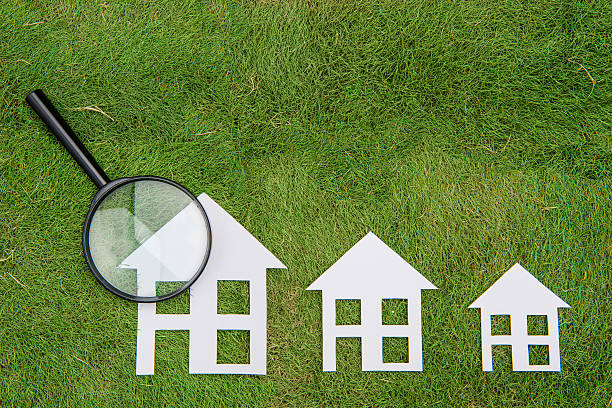 istock Green building house Development, Environmental Conservation, Magnifier Scrutiny 515309008