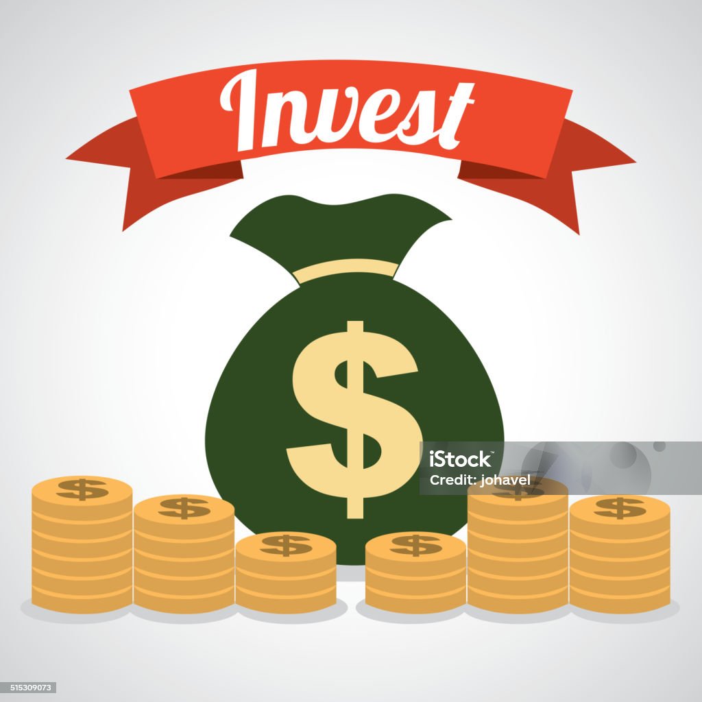 invest design invest graphic design , vector illustration Business stock vector