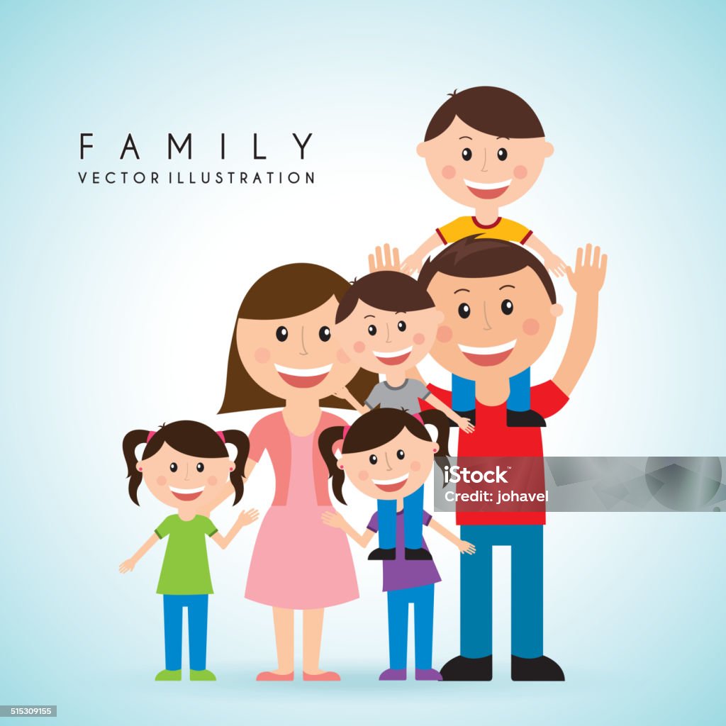 Family Design Stock Illustration - Download Image Now - Abstract ...