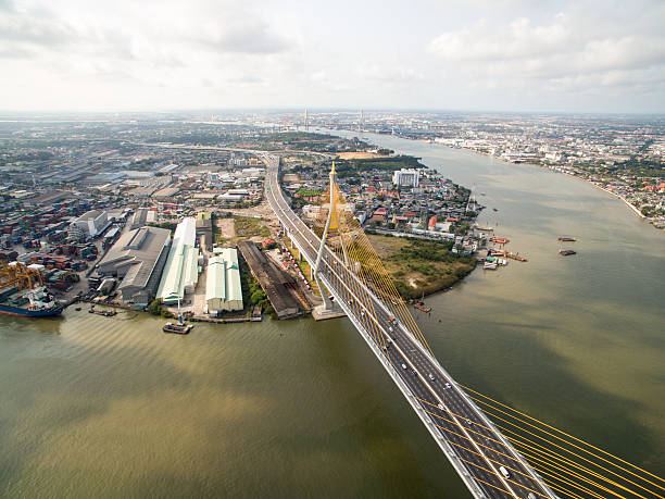 istock Aerial View Above The Expressway Across the Chao Phraya River 515309620