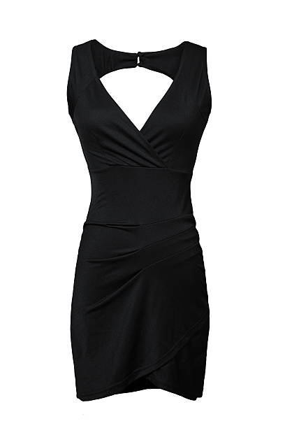 istock Little black dress isolated on white 515309872