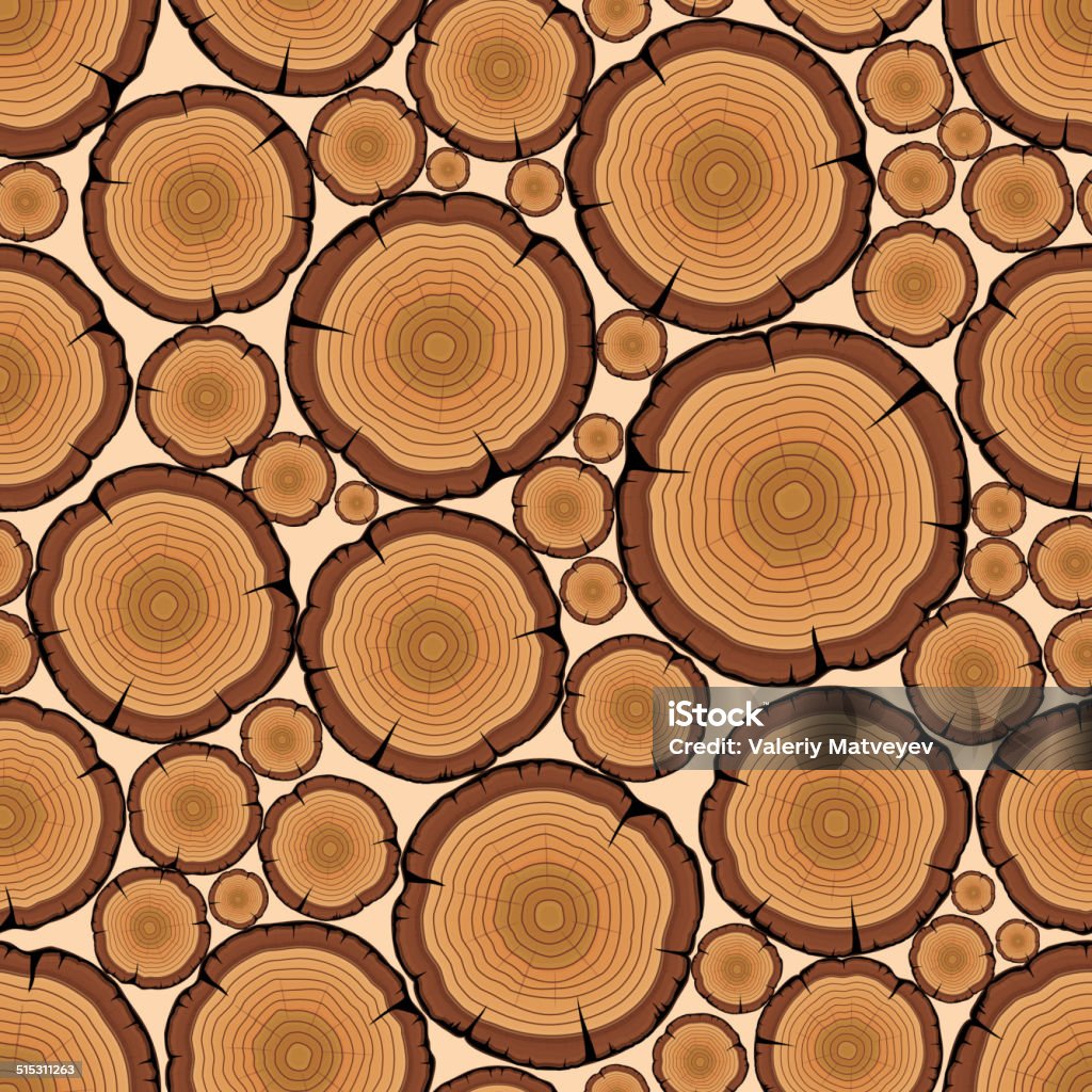 Tree Rings Graphical Image Tree Rings Background Stock Illustration - Download Image Now ...