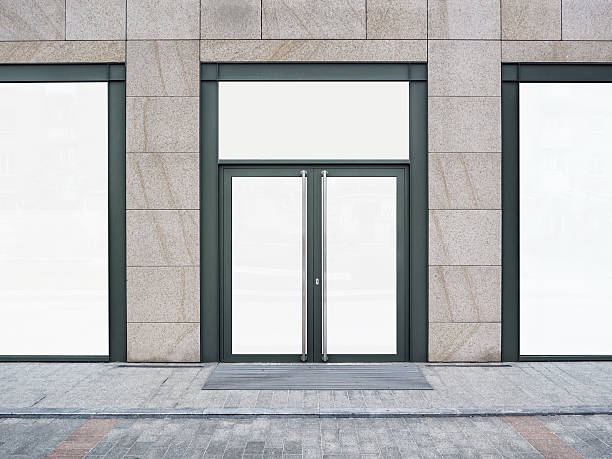 istock Shopfront with large windows. Shop Boutique store 515311682