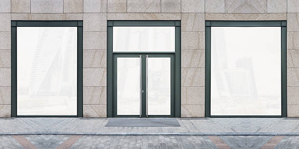 istock Shopfront with large windows. Shop Boutique store 515311800