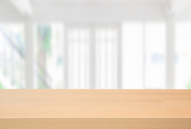 istock Empty wooden table and room interior decoration background 515316918