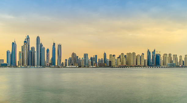 istock Dubai Marina and Jumeirah Beach Residence 515318740