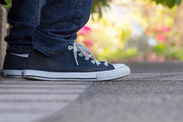 istock Man shoes canvas outdoor 515321638