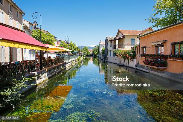 Lislesurlasorgue Small Typical Town In Provence France Stock Photo - Download Image Now