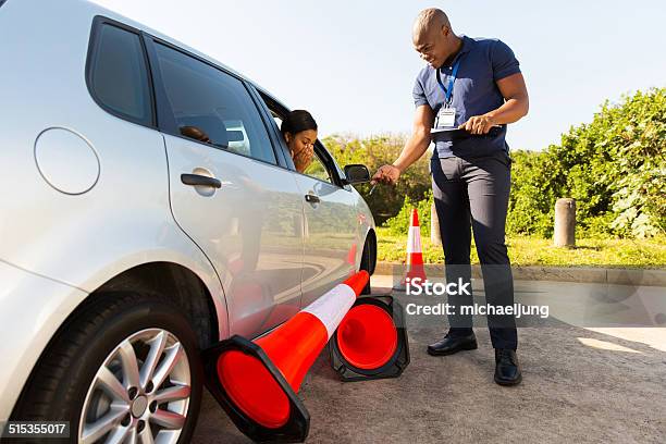 Student Driver Making Mistake During Driving Test Stock Photo - Download Image Now - Checklist, Examining, Adult