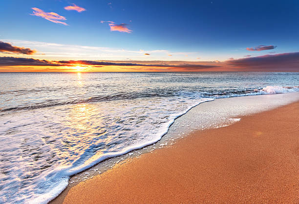 istock Beautiful tropical sunrise on the beach. 515365658