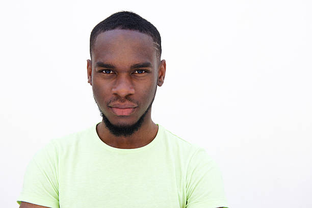 istock Young african man against white background 515366094