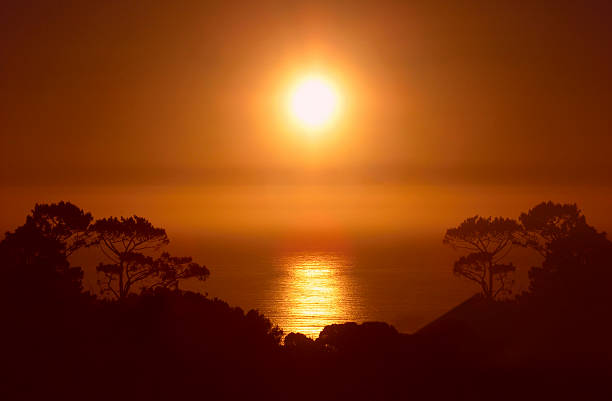 sunset @ Signal Hill Sunset @ Signal Hill, Cape Town (South Africa) signal hill stock pictures, royalty-free photos & images