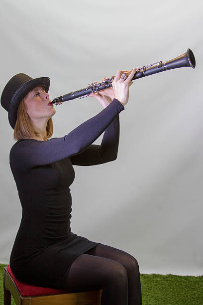 istock Female Musician Playing The Clarinet 515367666