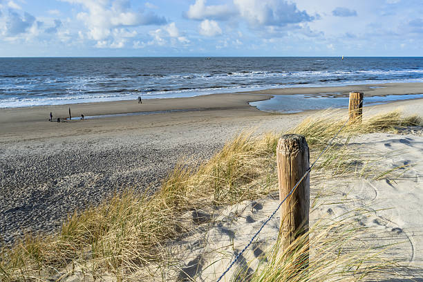 istock View on the beach from the sand dunes 515368028