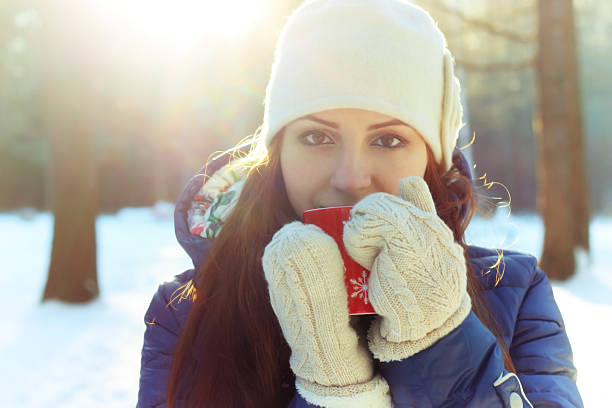 istock cup Christmas winter girl 515368572