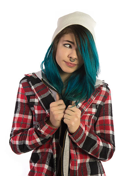 istock Beautiful hipster girl looking farward 515369464