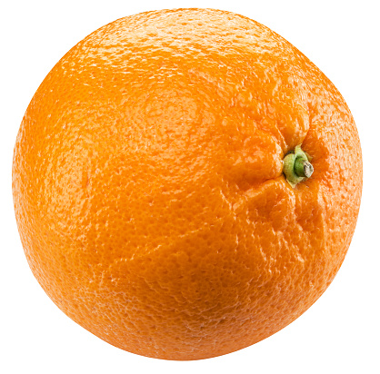 Orange fruit on the white background. File contains clipping paths.