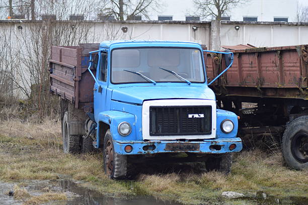 istock Russian Soviet truck GAZ AA 515369786