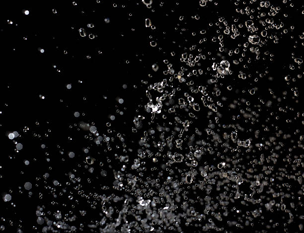 istock Stylish water splash. Isolated on black background 515370548