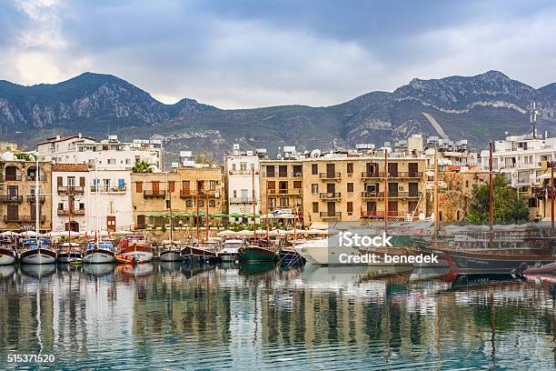 Kyrenia Northern Cyprus Harbor And Waterfront Stock Photo - Download Image Now - Republic Of Cyprus, Kyrenia, City
